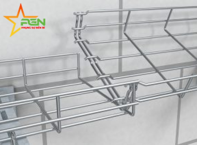 Máng lưới inox 304/316| Wire mesh cable tray stainless 304/316 - ML50
