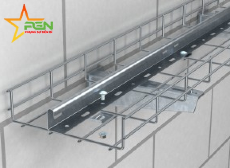 Máng lưới inox 304/316| Wire mesh cable tray stainless 304/316 - ML50