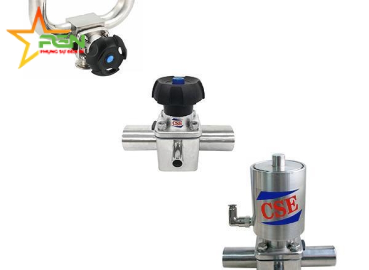 Van màng 3 chiều/ 3 way Diaphragm Valve