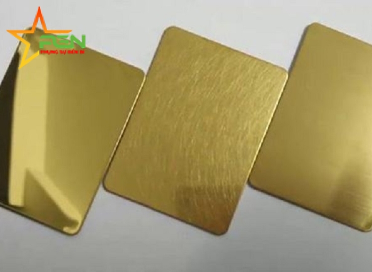 TẤM INOX VÀNG GƯƠNG BÓNG 8K
