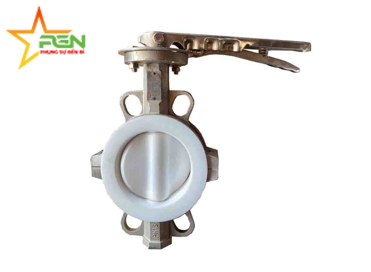 Van bướm Inox lót PTFE ARITA,Arita-Stainless-Steel-PTFE-Lined-Butterfly