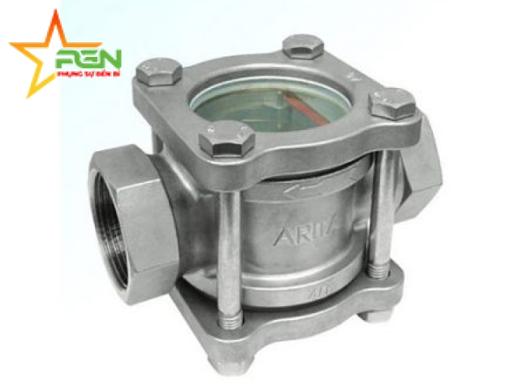 KÍNH QUAN SÁT FLAPPER NỐI BÍCH ARITA | CSG-F-10K(F)/ Cast Iron Sight Glass JIS10K FE with SS FLAPPER
