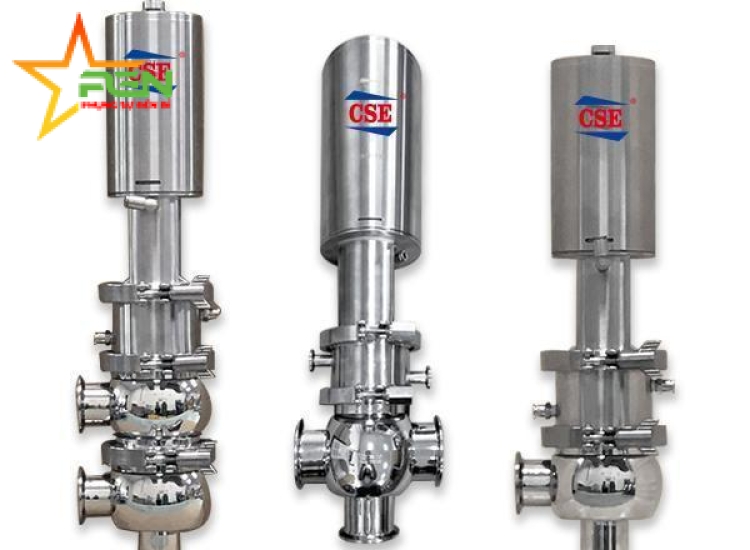 VAN NGẮT,Van chuyển hướng vô trùng hơi nước/Steam Aseptic Divert Valve