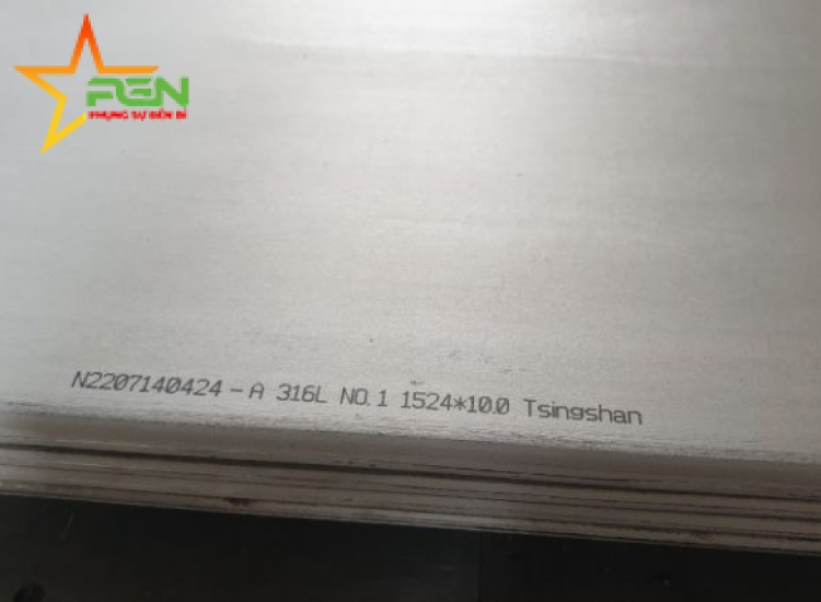 TẤM INOX 316/316L No.1 DÀY 6.0 MM