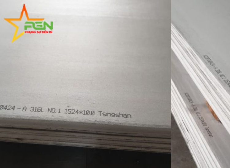 TẤM INOX 316/316L no1 Dày 10 mm