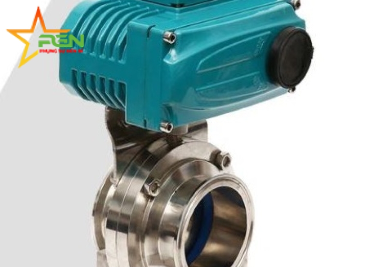 Van bướm vi sinh điều khiển điện