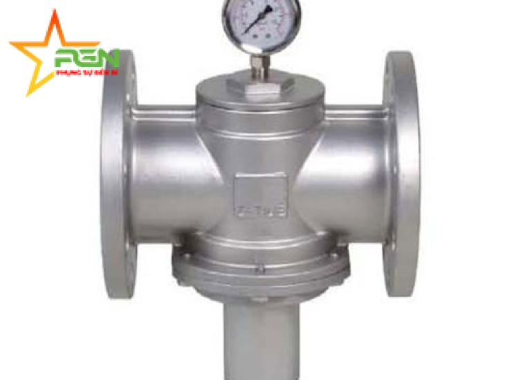 Van giảm áp inox Z-TIDE BSPT có đồng hồ đo áp suất ,ARITA DIRECT-ACTIVATED PRESSURE REDUCING VALVE (Stainless Steel 316)