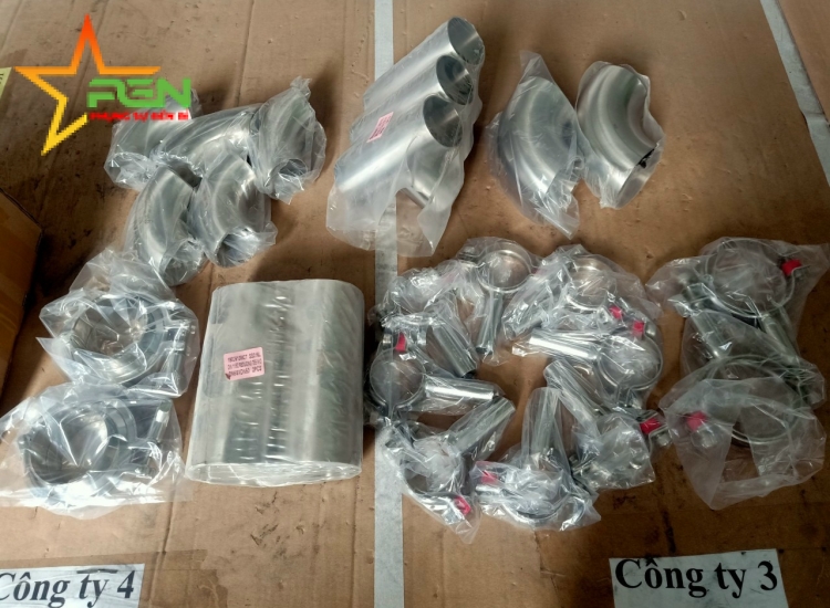 CHỮ THẬP INOX VI SINH 304/316 KẾT NỐI CLAMP