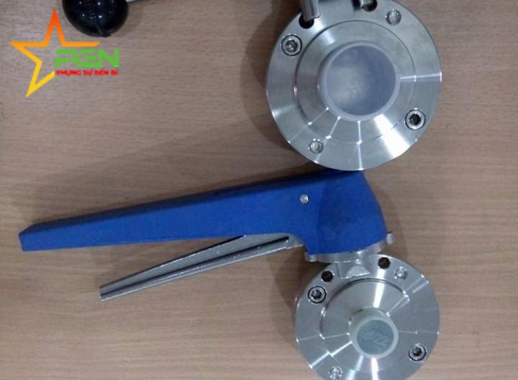 VAN BƯỚM KẾT NỐI CLAMP, VAN BƯỚM 2 ĐẦU CLAMP