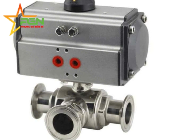 Van bướm vi sinh điều khiển điện