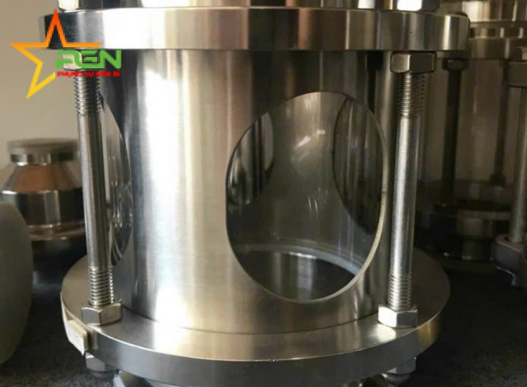 KÍNH QUAN SÁT ĐƯỜNG ỐNG INOX 304, 316, KÍNH QUAN SÁT