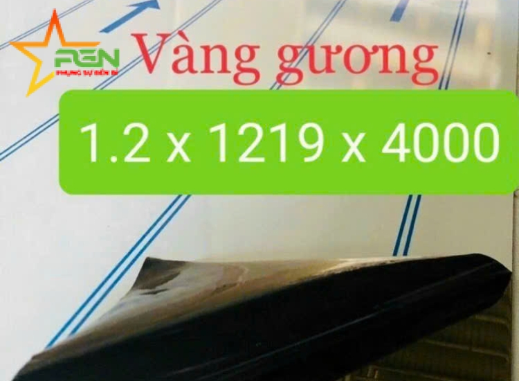 TẤM INOX VÀNG GƯƠNG BÓNG 8K
