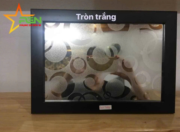 TẤM INOX HOA VĂN TRÒN TRẮNG