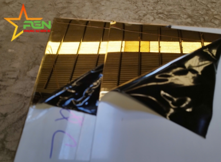 TẤM INOX VÀNG GƯƠNG BÓNG 8K