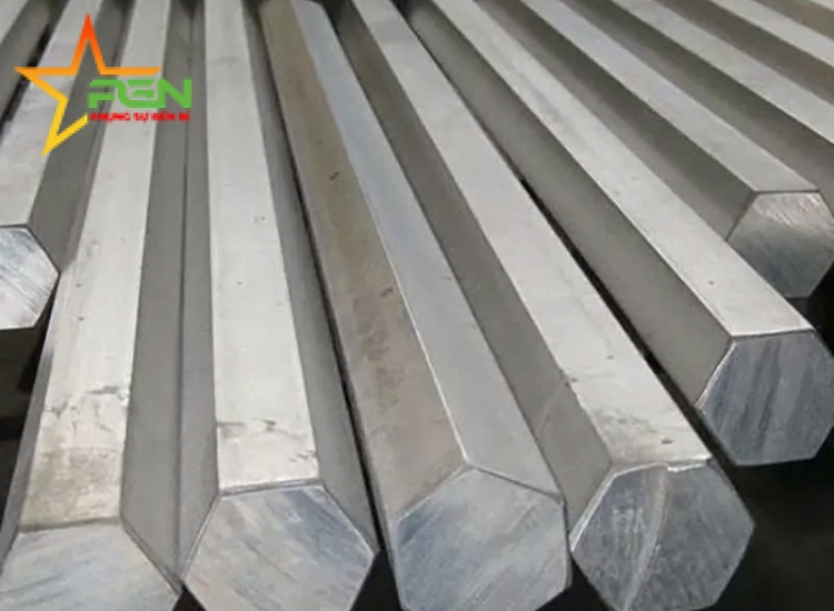 THANH LỤC GIÁC INOX 304|316 PHI 50 |S304|316 Stainless Steel Hexagon Bar | Diameter 50mm