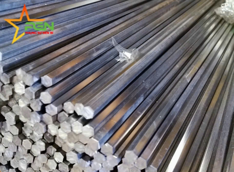 THANH LỤC GIÁC INOX 304|316 PHI 6|S304|316 Stainless Steel Hexagon Bar | Diameter 6mm