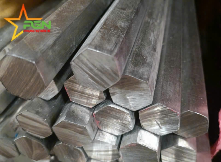 THANH LỤC GIÁC INOX 304|316 PHI 45|S304|316 Stainless Steel Hexagon Bar | Diameter 45mm
