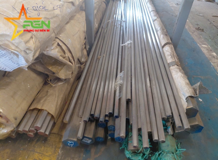 THANH LỤC GIÁC INOX 304|316 PHI 50 |S304|316 Stainless Steel Hexagon Bar | Diameter 50mm