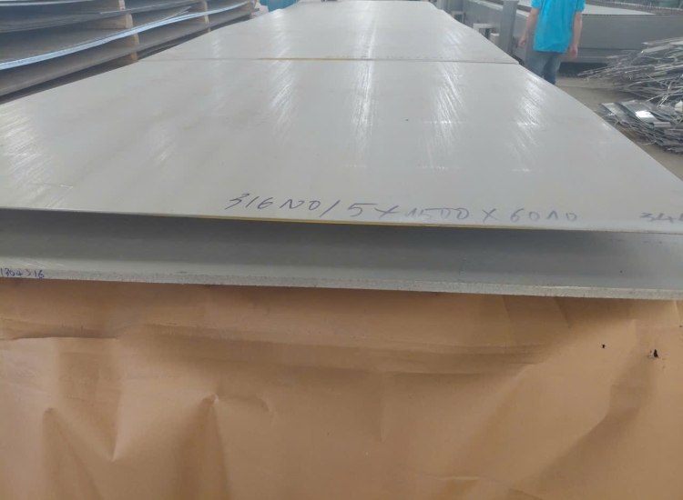 TẤM INOX 316/316L  dày 75MM- BỀ MẶT No1